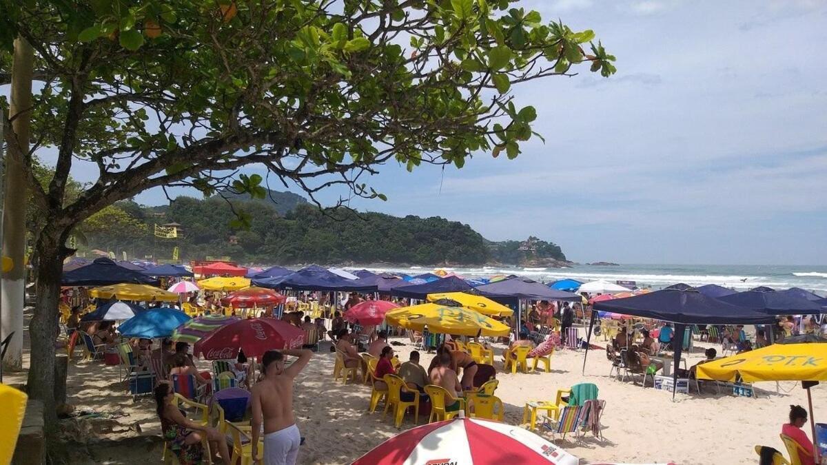 Cantinho Do Descanso Ll Na Praia Grande Ubatuba Extérieur photo